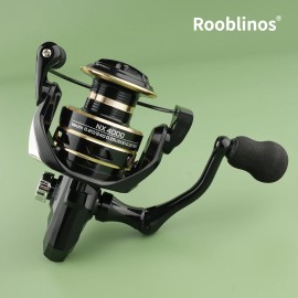 Rooblinos NX Spinning Wheel River Fishing Reel Stream Fishing Reel Lake Fishing Reel Fishing Reel DeviceSpool Capacity: 4000 Series