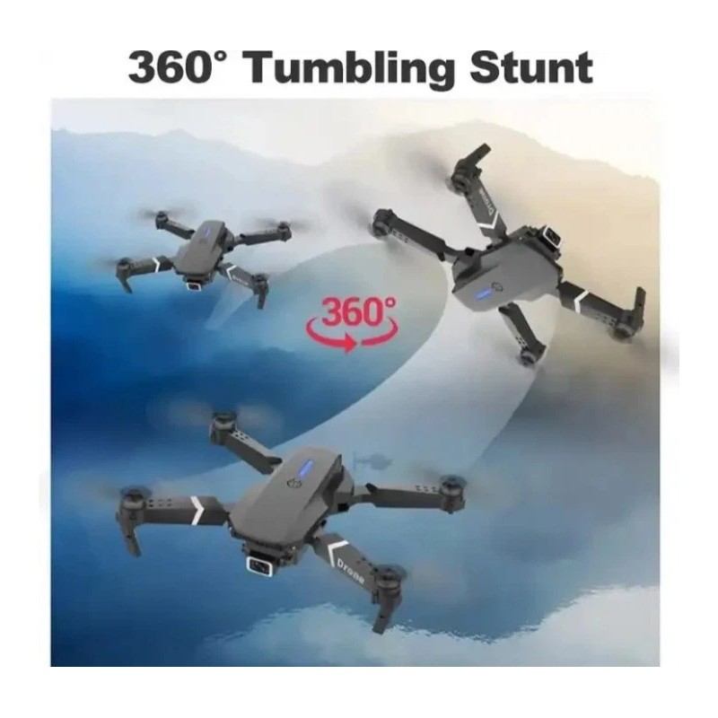 E88 Pro Video Drone - 4k Dual Camera - WiFi