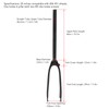 Carbon Fiber Bike Front Fork 20 Inches 406 Disc Brake