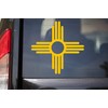 Minglewood Trading Matte Black - Zia Sun Symbol Vinyl Decal