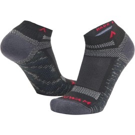 Wigwam® Ultra Cool-Lite Low Socks for Men and Women - X20® Fabric – Heel Cushioning – Seamless Toe Onyx MD (US Men's Shoe 5-9.5, Women's Shoe 6-10) One Size