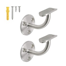Stainless Steel 316 Grade Wall Mount Handrail Bracket for 1-5/8" or 1-1/2" Railing (2-Pack)