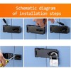Padlock Hasp 4 Inch Door Hasp Latch Lock Stainless Steel