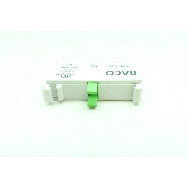 LOT of 3 BACO 33E10 Contact Block 10A 690V-AC