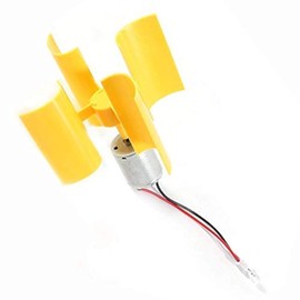 LHKJ 360° Wind Turbine, Mini Wind Generator Motor DIY Science Toy