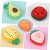 Beavorty 5pcs Unique Cartoon Design Lens Cases Plastic Storage Boxes