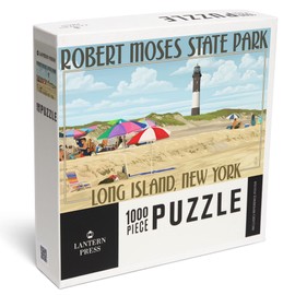 Lantern Press 1000 Piece Jigsaw Puzzle, Robert Moses State Park, Long Island, New York