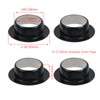 Pastlla 4 Pcs Round Aluminum Rain Gutter Outlet Downspout Adapter,