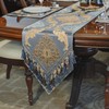 TOPLUXE Table Runner with Handmade Tassels, Luxury Table Runner for