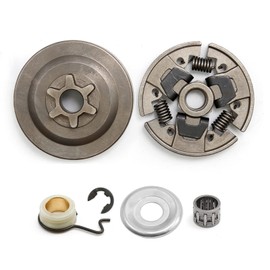 3/8" Sprocket Clutch 1123 640 2003/1123 640 2073 Replacement for Stihl 017 018 021 023 025 MS170 MS180 MS210 MS230 MS250 Chainsaw w/ Washer E-Clip Kit Clutch 1123 160 2001 Worm Gear 1123 640 7102