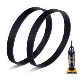 JEDELEOS Replacement Style U Belts for Eureka AirSpeed, Sanitaire and The Boss Black