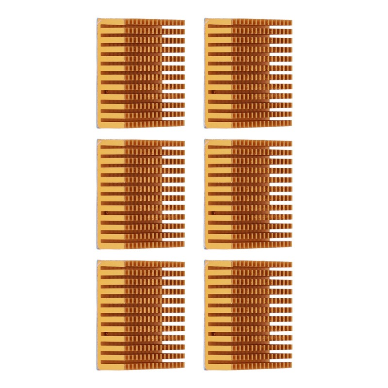 8Pcs Cooling Fins Aluminum Alloy Power Radiator Slotted Heatsink for