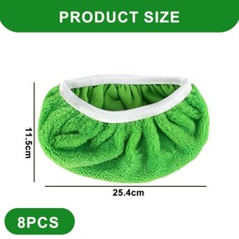 Reusable Floor Wipes Wet and Dry Cleaning Microfiber Set for Floor Cleaning - Hard Floor Cleaning Floor Towels, Wooden Floors - 8 Piece Set