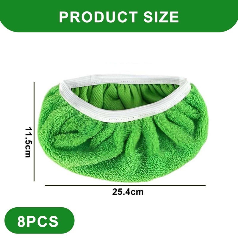 Reusable Floor Wipes Wet and Dry Cleaning Microfiber Set for
