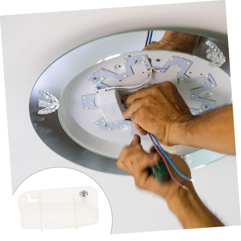 TEHAUX 25pcs Rotary Buckle LED Indoor Soft Shade Ceiling Buckle