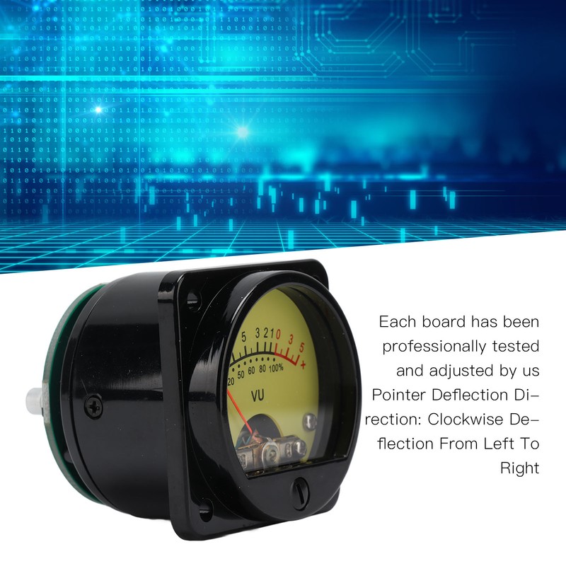 VU Panel Meter Professional VU Meter Audio Level Amp Amplifier