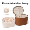 Makeup Bag, Travel Cosmetic Bag with Removable Divider, Portable Make