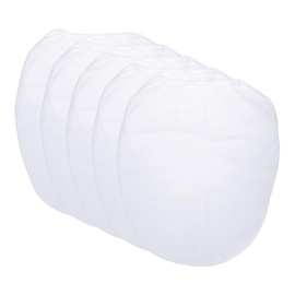 sourcing map Paint Strainer Bags 5 Gallon 19.7"x21.3" Fine Mesh Reusable Polyester Strainer with Elastic Opening for Painting, Aquarium, Lab, Agricultural, Industrial, 5Pcs