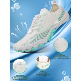 Zapatos de Agua, Calzado para Agua para Hombre Y Mujer, Secado Rápido para Playa, Bucear, Yoga, Surfear, Kayak, Caminar en la Playa