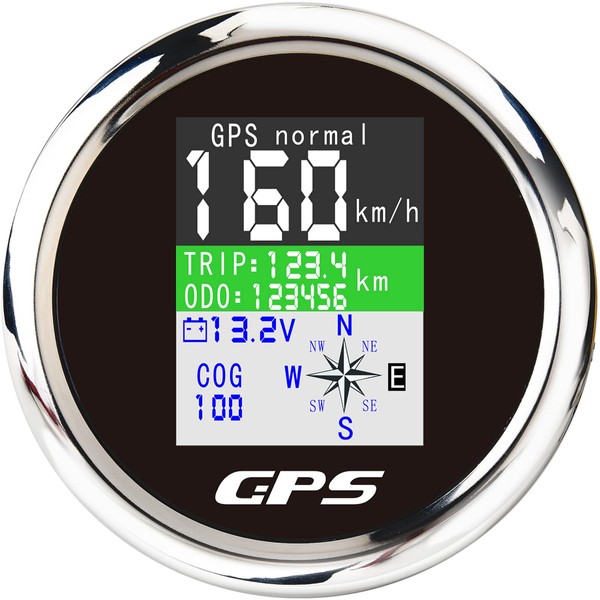 85 mm Digital Speedometer GPS Speedometer Odometer Waterproof IP67 Speedometer