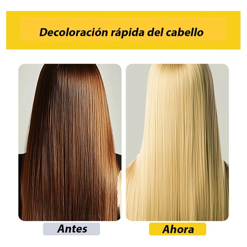 Kit Decolorante Para Cabello 100g Y Peroxido 30 Vol 100
