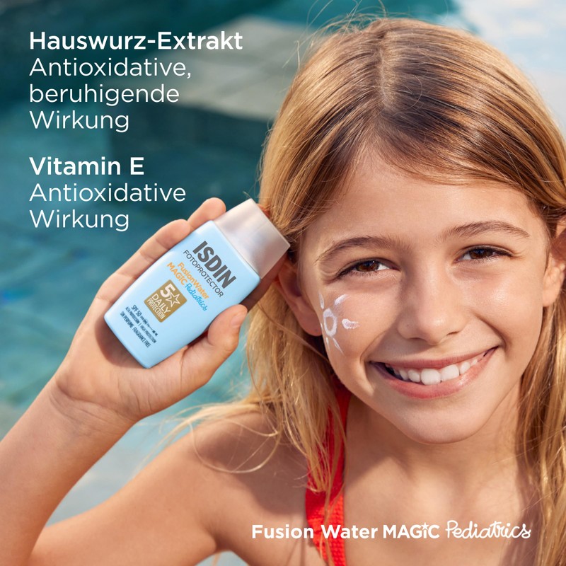 ISDIN Fusion Water Magic Pediatrics SPF 50 Sun Cream Face