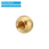 PATIKIL M5x0.8 Thread Cap Nuts Knob, 10 Pack Brass Ball