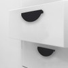 Susenya Black Drawer Pulls, Half Moon Pulls,Semicircle Pull,Semicircle Pull,Door Pull