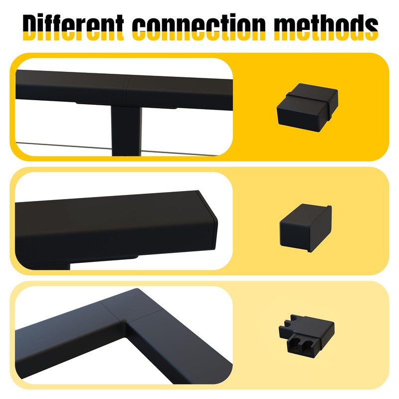 Dawn Railing 1 Pack Handrail Connector 1"x2" Aluminum Alloy Extension