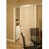 Johnson Hardware 2610F721 1-Door Hardware Set Wall Mount Barn Door