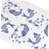 PLAFOPE 2 Pcs Japanese Underglaze Transfers Fish Flower Pattern Ceramic