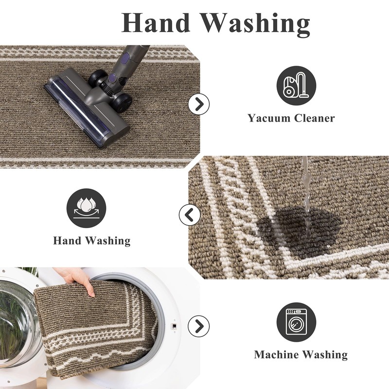 Ileading Indoor Door Mat 2x3ft, Absorbent Dog Muddy Paws Mats,
