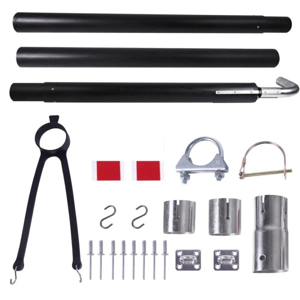 Unbranded RV Generator Exhaust Venting Kit, Muffler Pipe Extension kit