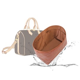 19 NeatThin Lightweight Purse Insert for LV Speedy 25, Gold