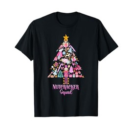Christmas Nutcracker Squad Ballet Dance Women Kids Girls T-Shirt