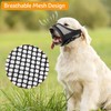 Coppthinktu Dog Muzzle, Soft Mesh Muzzle for Small Medium Large