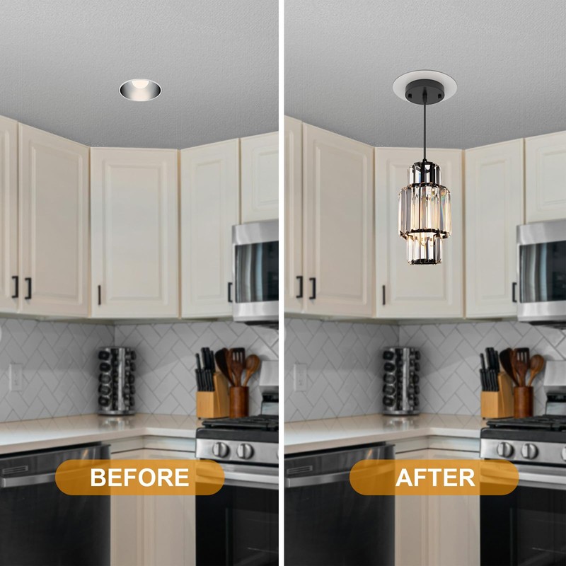 YIIZON R5 and 6 Recessed Can Light Conversion Kit, Ceiling