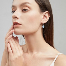 VONALA Sterling Silver Filigree Irish Celtic Drop Earrings Jewelry Gifts for Women Girls, Sterling Silver