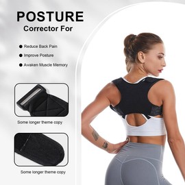 SIVZUMO Back Straightener, Posture Corrector for Ergonomic and Posture, Comfortable Back Strap for Prevention of Pain Women and Upper Back Pain for Men and Women