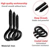 Qrity Pack of 20 Eye Screws 16 mm, Screw Ring,