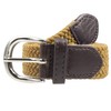 Gelante® Children's Canvas Elastic Fabric Woven Stretch Braided Belts 2012-Brown-M