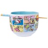Silver Buffalo Spongebob Comic Panels 20oz Ceramic Ramen Bowl with