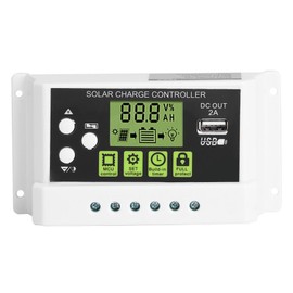 PWM Intelligent Solar Charge Controller Regulator LCD Display USB Output 12V 24V 10A (KYZ-20A)