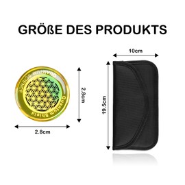 7 Stück Strahlenschutz Handy Aufkleber,Strahlenschutz Handy,EMF Strahlenschutz Handy Aufkleber Aufkleber Strahlung Abschirmung Sticker,Und Strahlenschutz Tasche Handy Für Computer,Laptop,Tablet-PC