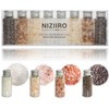 NIZIIRO Hiroshiro Himalayan Rock Salt Bath Salt, Set of 8,