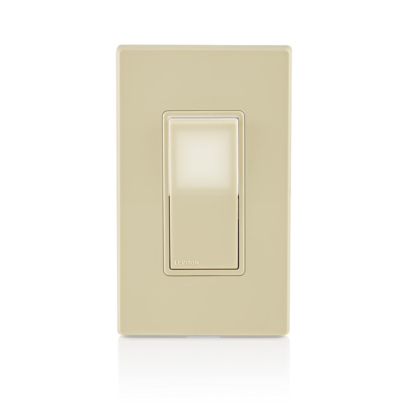 Leviton L5614-2I 15 Amp, 120/277 Volt, Decora LED Illuminated Rocker