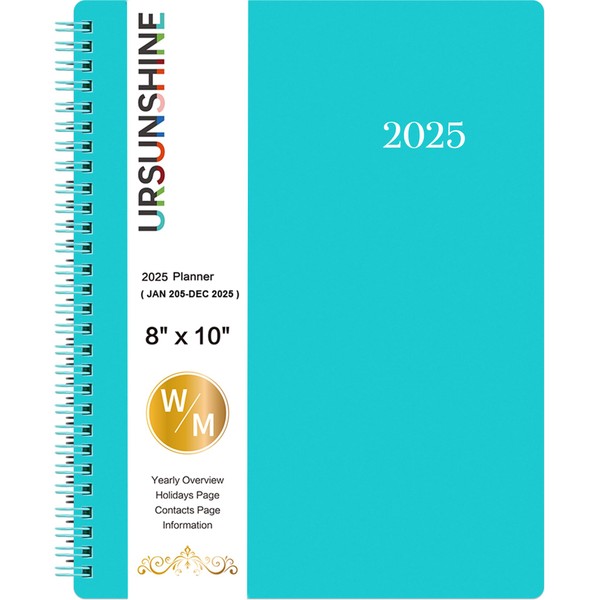 Planner 2025 - Weekly & Monthly 2025 Planner with Printed