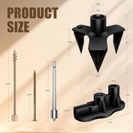 Squeaky Floor Repair Kit, Eliminates Floor Squeak Fit Most Carpet Hardwood Floors, Wood Floor Fixer with 5 Tools and 50 Screws, Woodworking Project Kits for Fix Floors