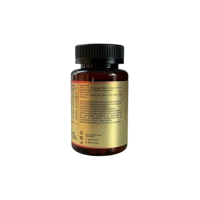 Cetonas De Frambuesa / Ketones Quemador Grasa 500mg Phs Natu