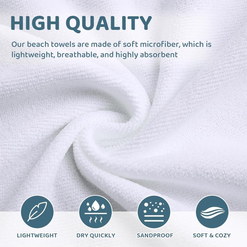 VorPrillynt Penguin Towel Beach Swimming Towels Penguin Bath Towel Microfibre